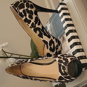 New Nine West calf hair leopard print. Size 8.5